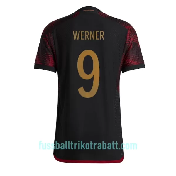 Günstige Deutschland Timo Werner 9 Herrentrikot Auswärts WM 2022 Kurzarm