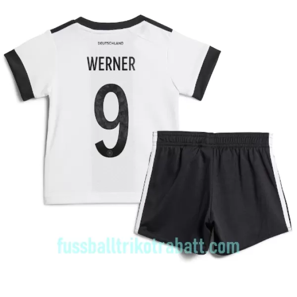 Günstige Deutschland Timo Werner 9 Kindertrikot Heim WM 2022 Kurzarm