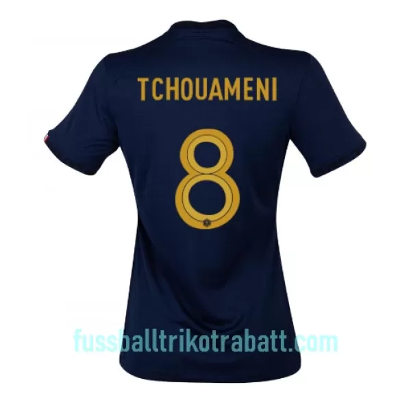 Günstige Frankreich Aurelien Tchouameni 8 Damentrikot Heim WM 2022 Kurzarm
