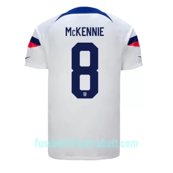 Günstige USA Weston McKennie 8 Herrentrikot Heim WM 2022 Kurzarm