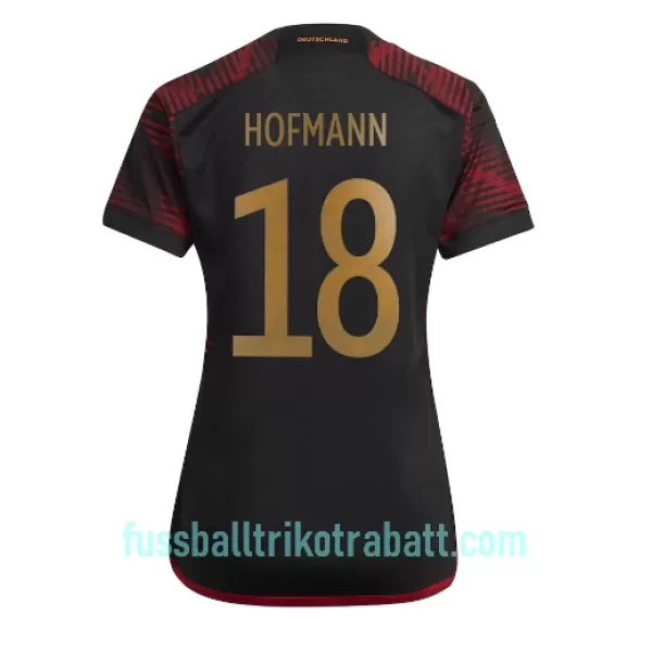 Günstige Deutschland Jonas Hofmann 18 Damentrikot Auswärts WM 2022 Kurzarm