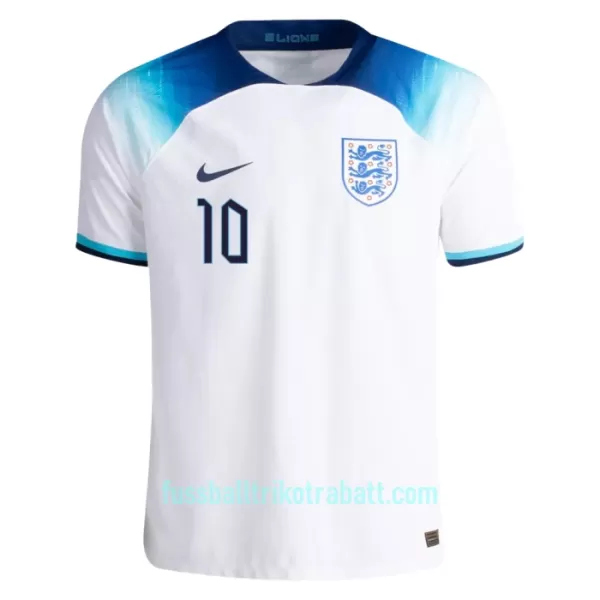 Günstige England STERLING 10 Herrentrikot Heim WM 2022 Kurzarm