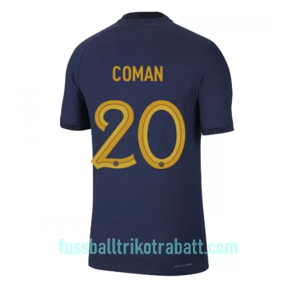 Günstige Frankreich Kingsley Coman 20 Herrentrikot Heim WM 2022 Kurzarm