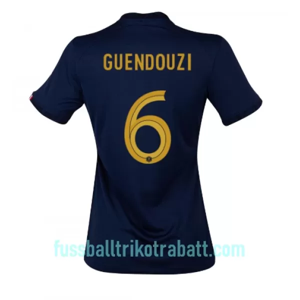 Günstige Frankreich Matteo Guendouzi 6 Damentrikot Heim WM 2022 Kurzarm