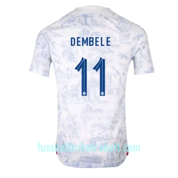 Günstige Frankreich Ousmane Dembele 11 Herrentrikot Auswärts WM 2022 Kurzarm