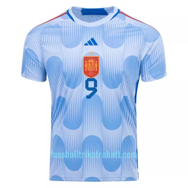 Günstige Spanien GAVI 9 Herrentrikot Auswärts WM 2022 Kurzarm