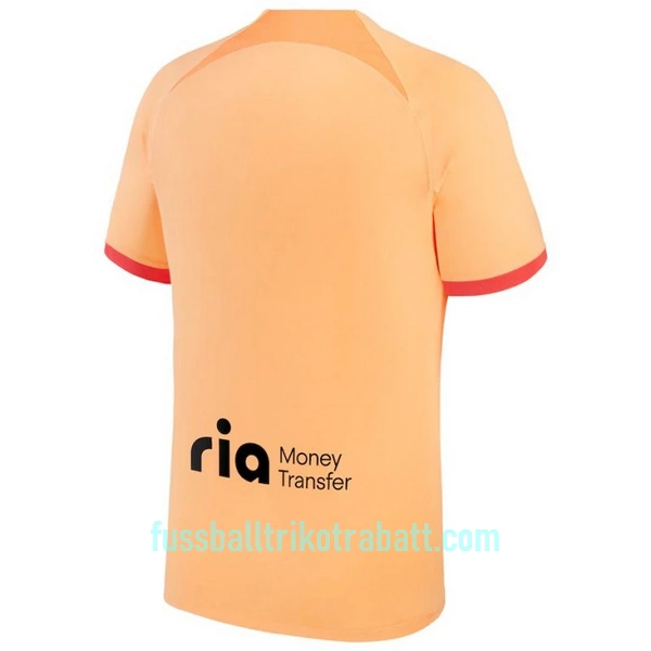 Günstige Atlético Madrid Kindertrikot Ausweich 2022/23 Kurzarm