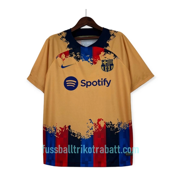 Günstige BARCELONA Herrentrikot 2023/24 Kurzarm Gelbe - Speziell