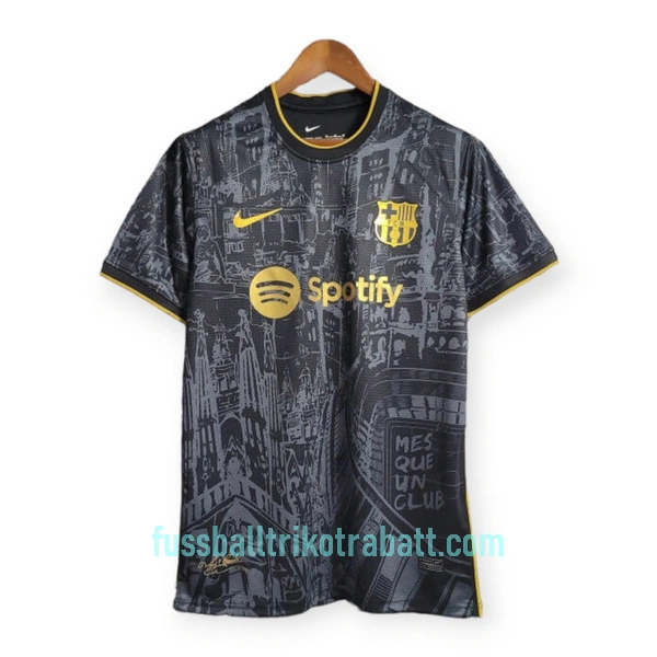 Günstige BARCELONA Herrentrikot 2023/24 Kurzarm Schwarze - Speziell