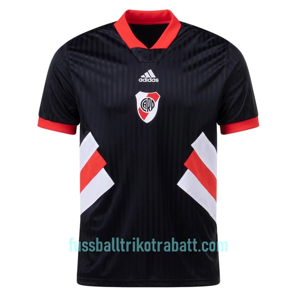 Günstige CA River Plate Adidas Icon Herrentrikot 2022/23 Kurzarm