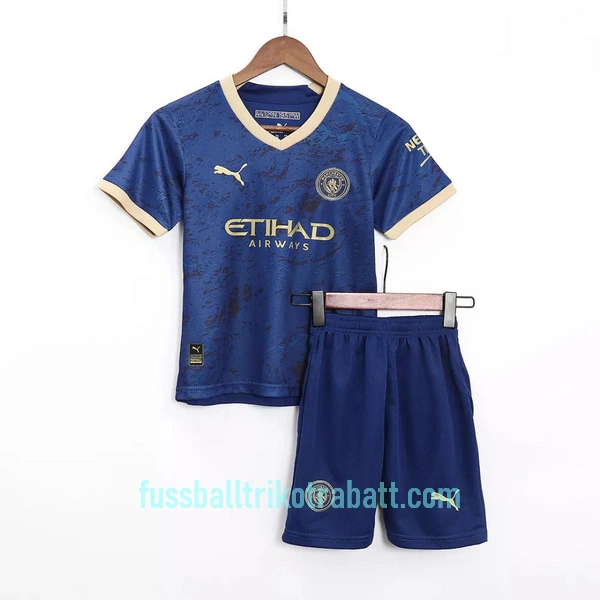 Günstige Manchester City Kindertrikot Vierte 2022/23 Kurzarm