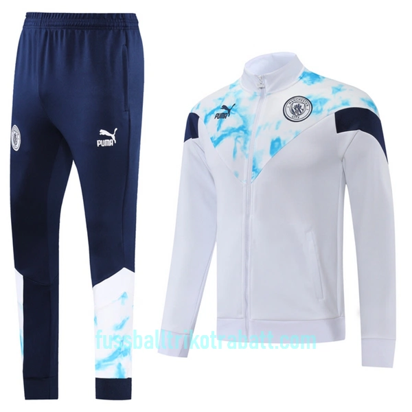 Manchester City Sweatshirts Anzüge 2022/23 Weiß-blaue