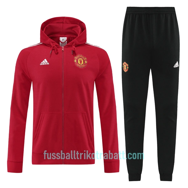 Manchester United Trainingsjacke mit Kapuze 2022/23 Rote