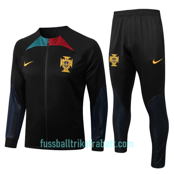 Portugal Sweatshirts Anzüge 2022/23 Schwarze