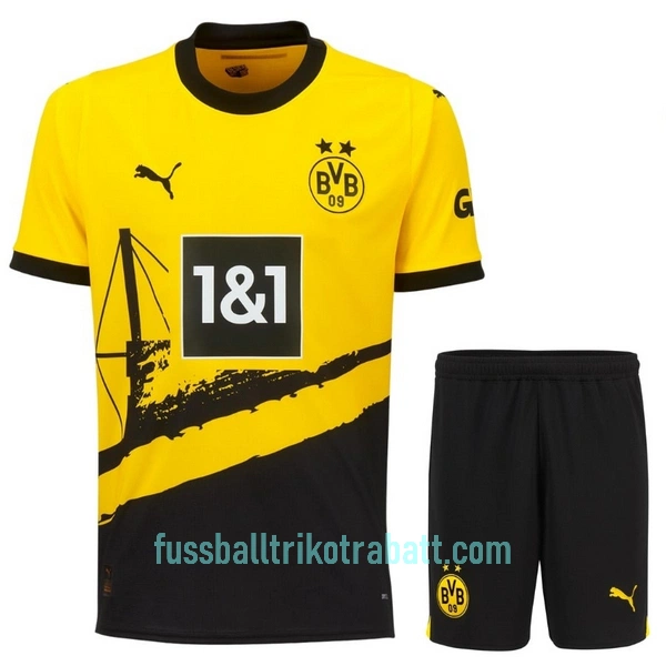 Günstige Borussia Dortmund Kindertrikot Heim 2023/24 Kurzarm