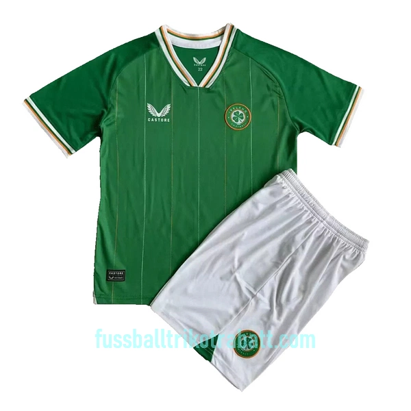 Günstige Irland Kindertrikot Heim 2023 Kurzarm