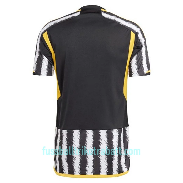 Günstige Juventus Turin Herrentrikot Heim 2023/24 Kurzarm