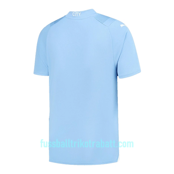 Günstige Manchester City Champions 23 Herrentrikot Heim 2023/24 Kurzarm