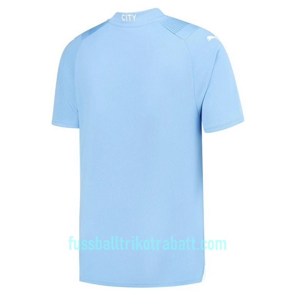 Günstige Manchester City Herrentrikot Heim 2023/24 Kurzarm