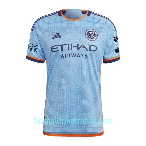 Günstige New York City FC Herrentrikot Heim 2023/24 Kurzarm