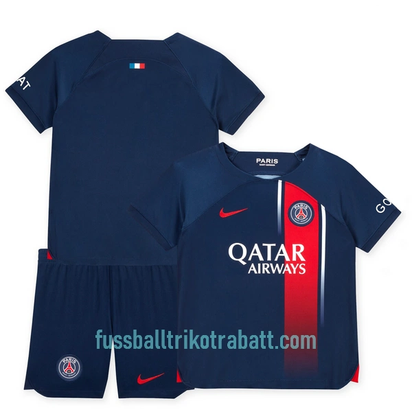 Günstige Paris Saint-Germain Kindertrikot Heim 2023/24 Kurzarm