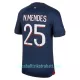 Günstige Paris Saint-Germain N.Mendes 25 Herrentrikot Heim 2023/24 Kurzarm