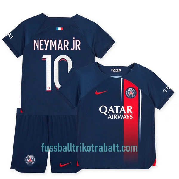 Günstige Paris Saint-Germain Neymar Jr 10 Kindertrikot Heim 2023/24 Kurzarm