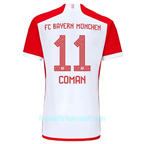 Günstige FC Bayern München Coman 11 Kindertrikot Heim 2023/24 Kurzarm