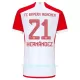 Günstige FC Bayern München Lucas Hernandez 21 Kindertrikot Heim 2023/24 Kurzarm