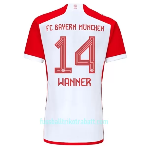 Günstige FC Bayern München Wanner 14 Herrentrikot Heim 2023/24 Kurzarm