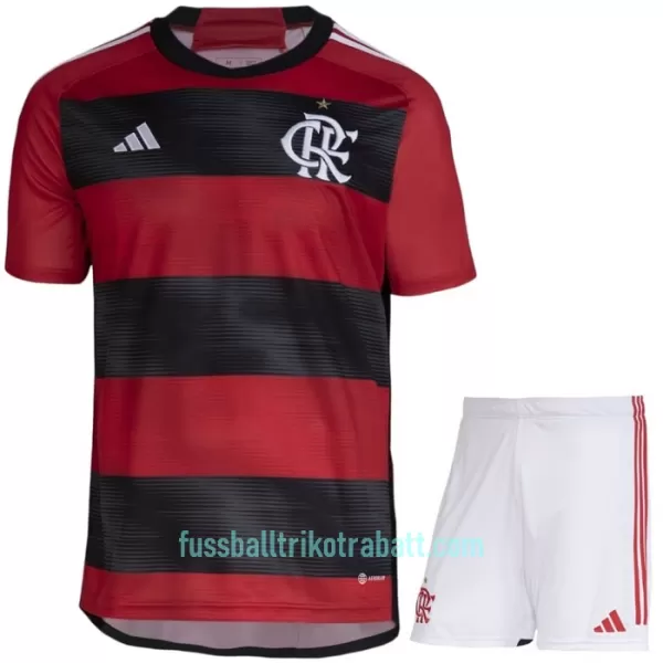 Günstige Flamengo Kindertrikot Heim 2023/24 Kurzarm