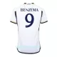 Günstige Real Madrid Benzema 9 Herrentrikot Heim 2023/24 Kurzarm