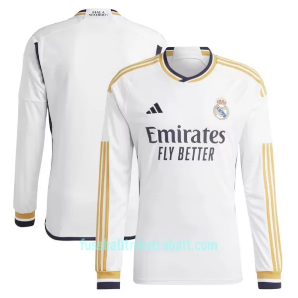 Günstige Real Madrid Herrentrikot Heim 2023/24 Langarm