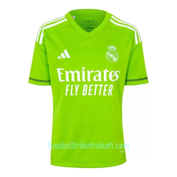 Günstige Real Madrid Thibaut Courtois 1 Torwart Herrentrikot Heim 2023/24 Kurzarm