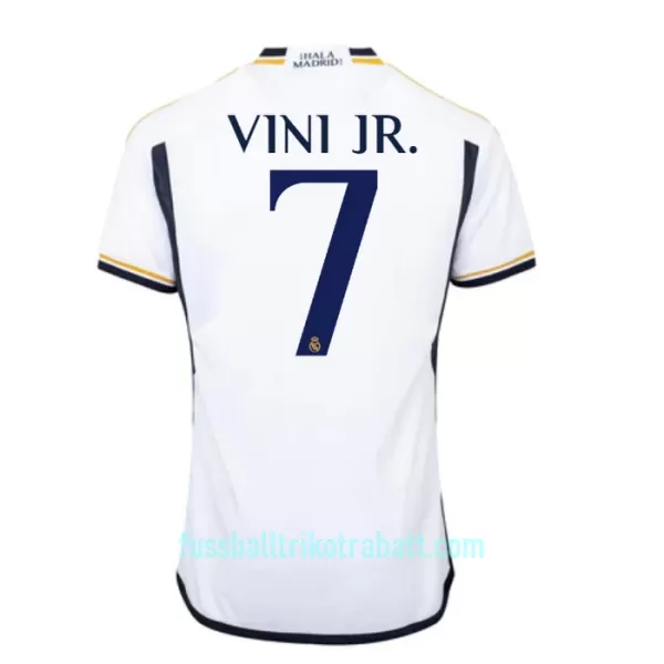 Günstige Real Madrid Vini Jr. 7 Kindertrikot Heim 2023/24 Kurzarm