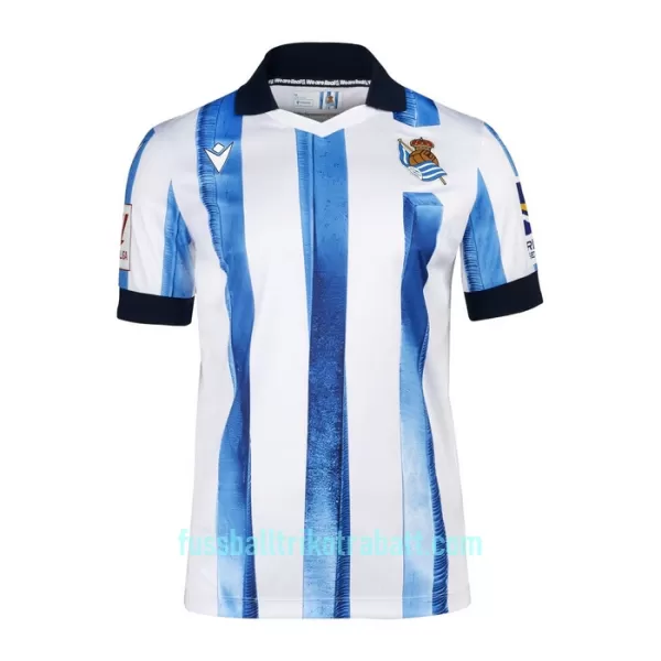 Günstige Real Sociedad Herrentrikot Heim 2023/24 Kurzarm