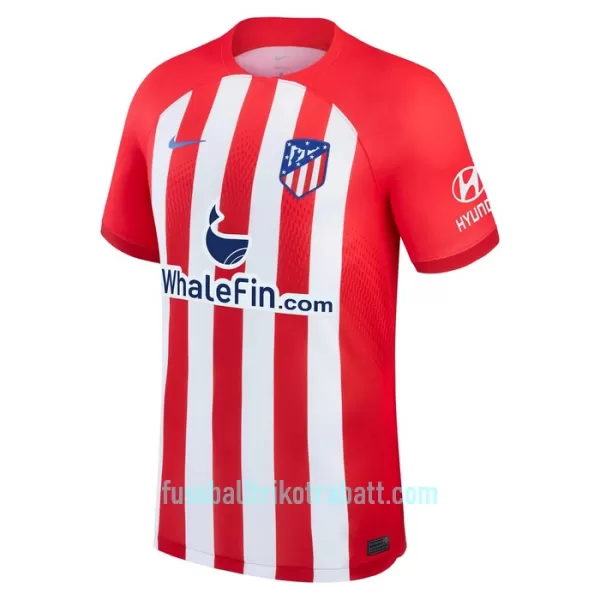 Günstige Atlético Madrid Correa 10 Herrentrikot Heim 2023/24 Kurzarm