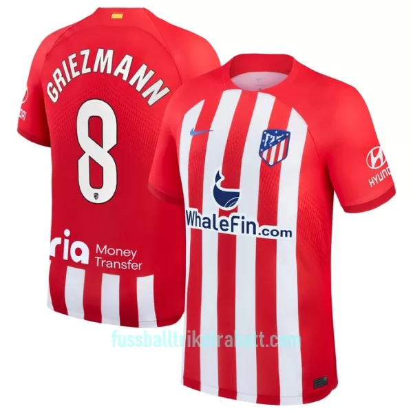 Günstige Atlético Madrid Griezmann 8 Herrentrikot Heim 2023/24 Kurzarm