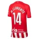 Günstige Atlético Madrid M. Llorente 14 Kindertrikot Heim 2023/24 Kurzarm