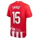 Günstige Atlético Madrid Savic 15 Herrentrikot Heim 2023/24 Kurzarm