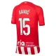 Günstige Atlético Madrid Savic 15 Kindertrikot Heim 2023/24 Kurzarm