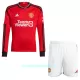 Günstige Manchester United Kindertrikot Heim 2023/24 Langarm