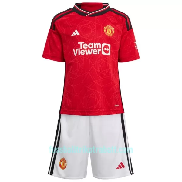 Günstige Manchester United Maguire 5 Kindertrikot Heim 2023/24 Kurzarm