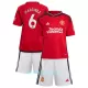 Günstige Manchester United Martinez 6 Kindertrikot Heim 2023/24 Kurzarm