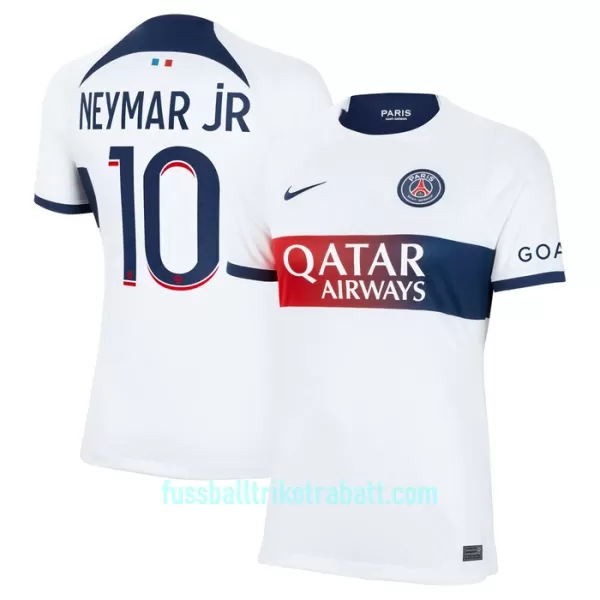 Günstige Paris Saint-Germain Neymar Jr 10 Damentrikot Auswärts 2023/24 Kurzarm