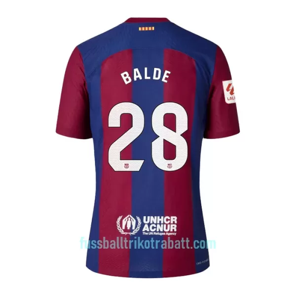 Günstige FC Barcelona Balde 28 Herrentrikot Heim 2023/24 Kurzarm