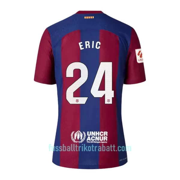 Günstige FC Barcelona Eric 24 Herrentrikot Heim 2023/24 Kurzarm