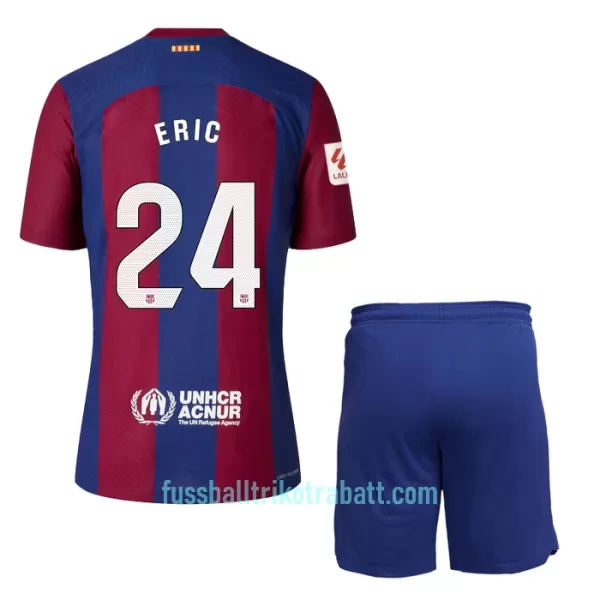 Günstige FC Barcelona Eric 24 Kindertrikot Heim 2023/24 Kurzarm