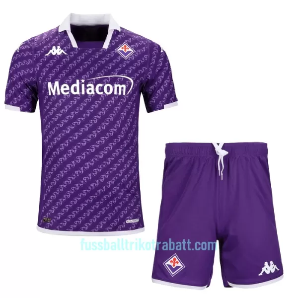 Günstige AC Florenz Kindertrikot Heim 2023/24 Kurzarm