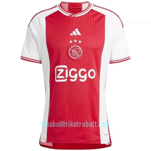 Günstige Ajax Herrentrikot Heim 2023/24 Kurzarm